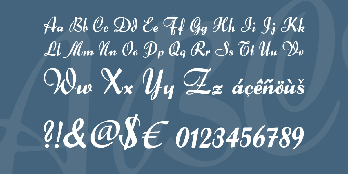 DS Forelle Font preview 3