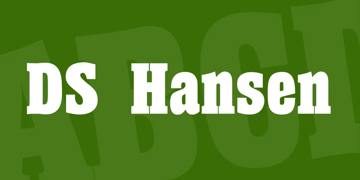DS Hansen Font