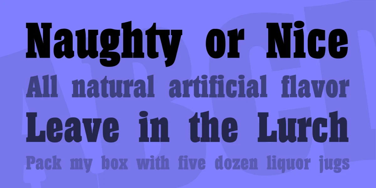 DS Hansen Font preview 2