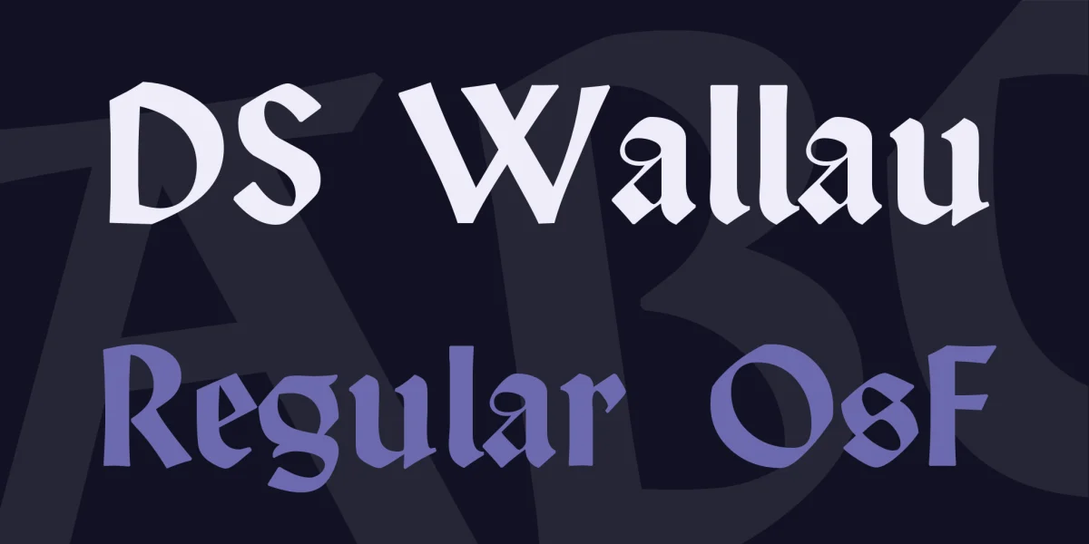 DS Wallau Font Family