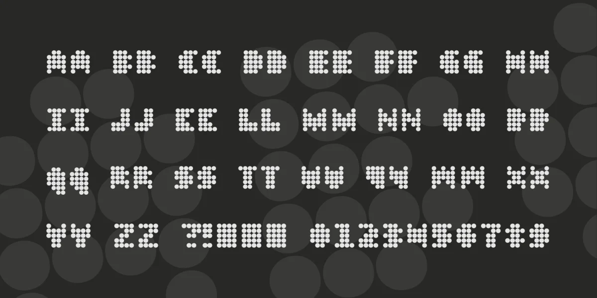 DT 104 Font Family preview 2