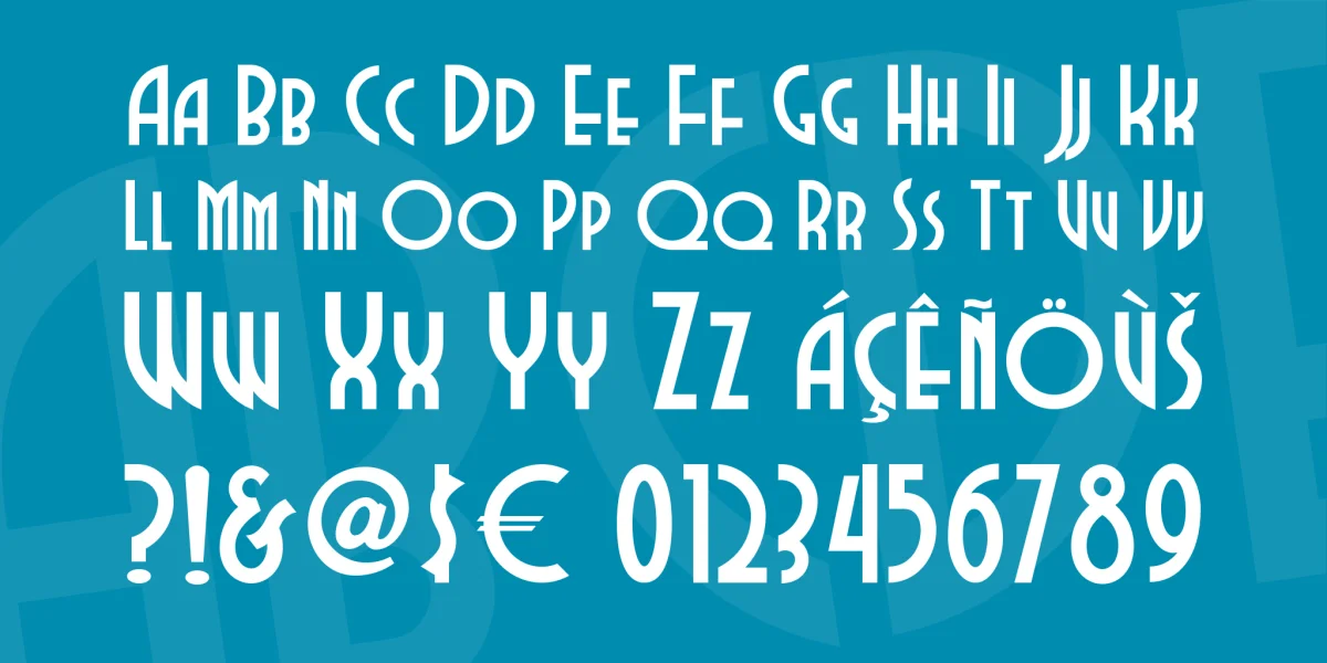 Dubba Dubba NF Font preview 3