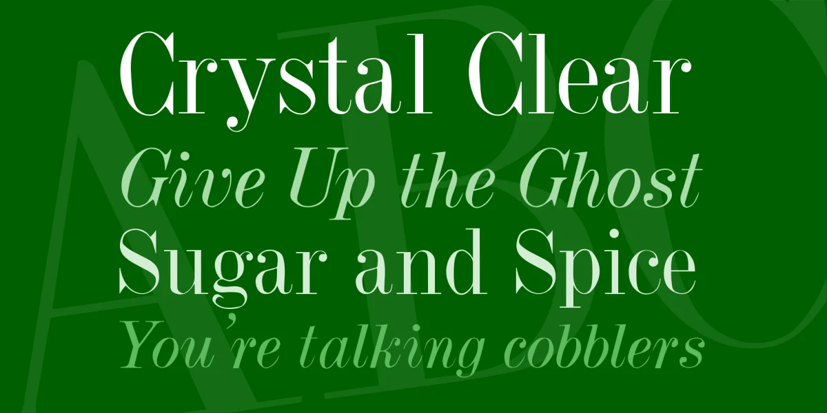 Dubiel Font Family preview 2
