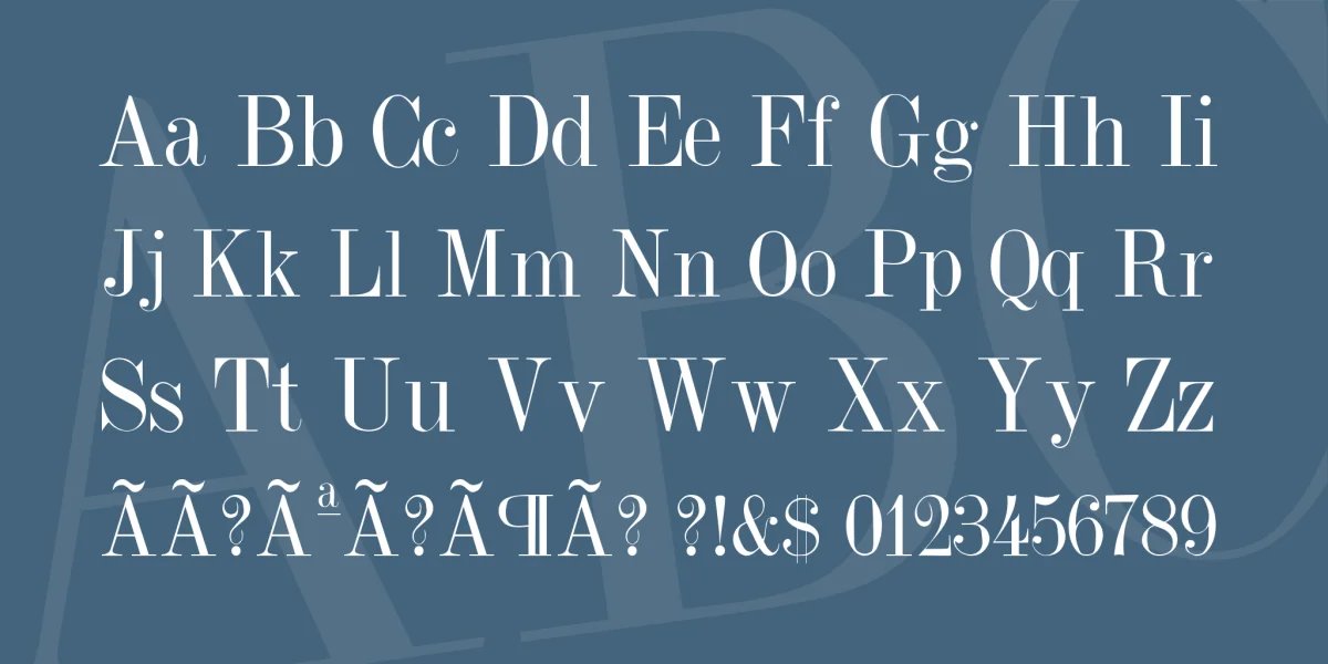 Dubiel Font Family preview 3