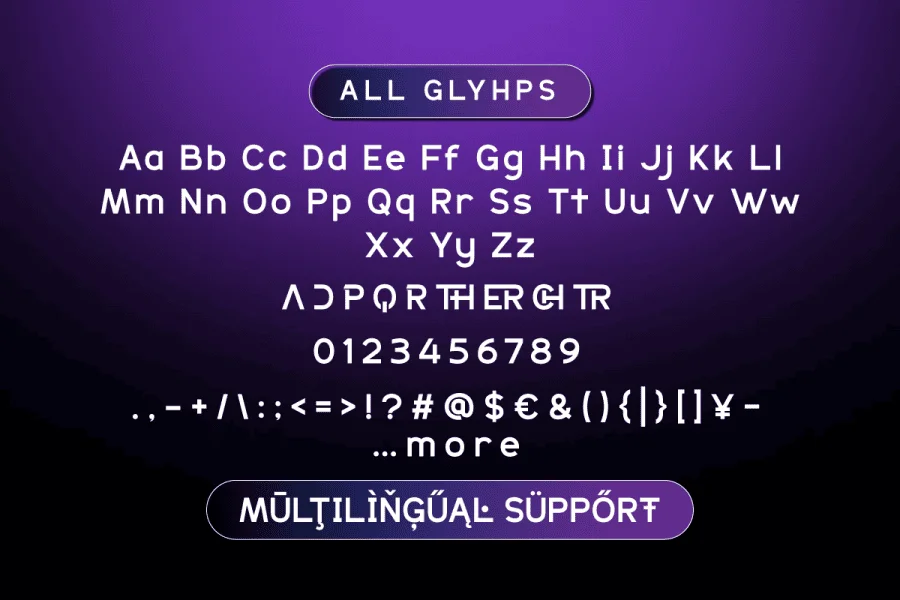 Duitech Trial Font preview 10