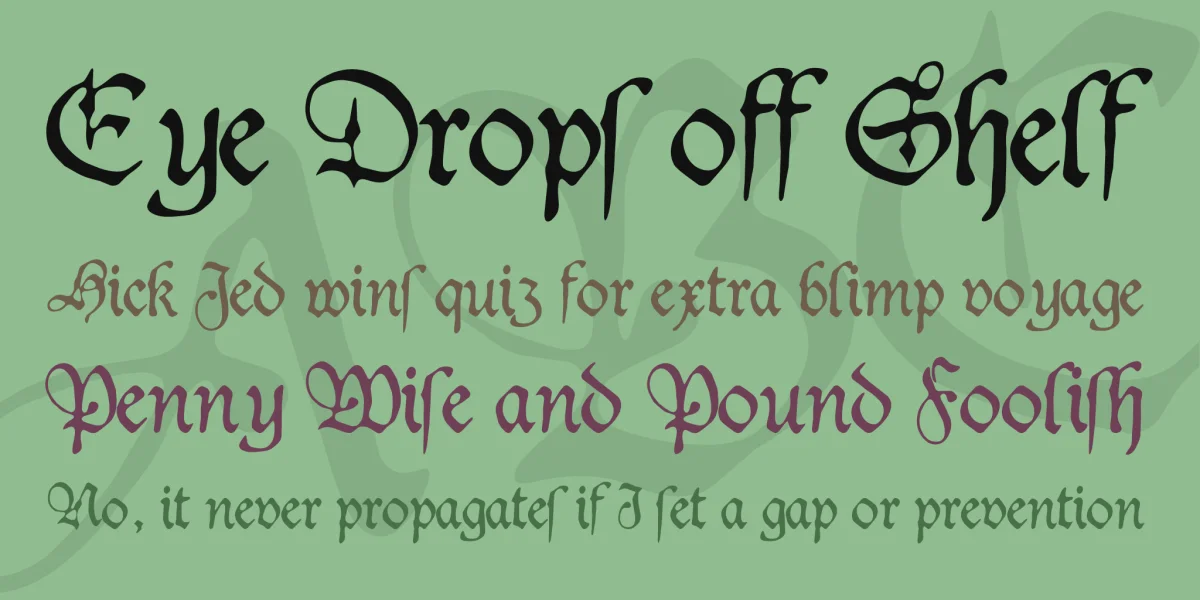 Dukeplus Font preview 2