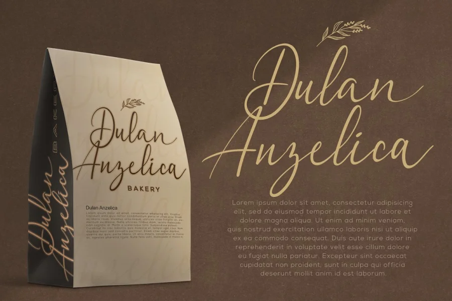 Dulan Anzelica Font preview 13