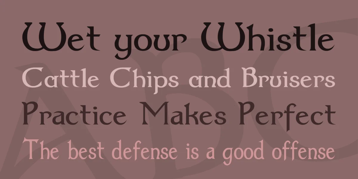 Dumbledor Font Family preview 2