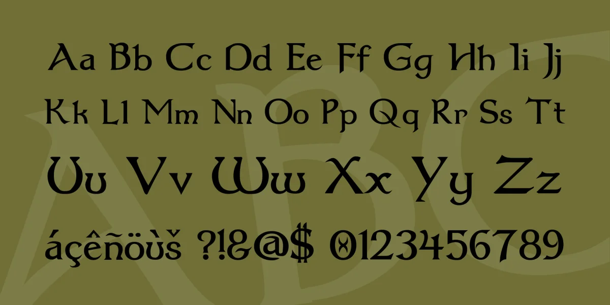 Dumbledor Font Family preview 4