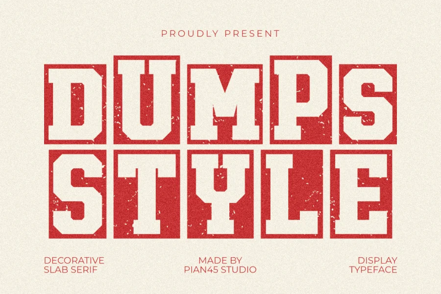 Dumps Style Font