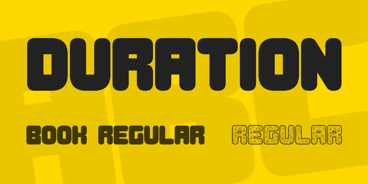 Duration Font Family