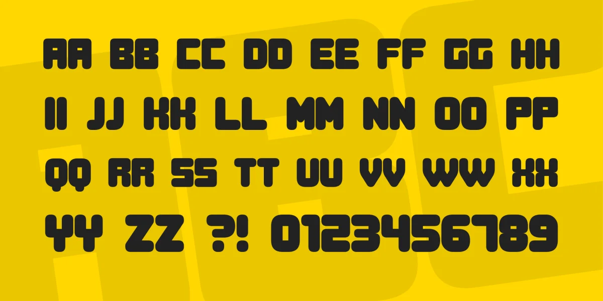 Duration Font Family preview 3