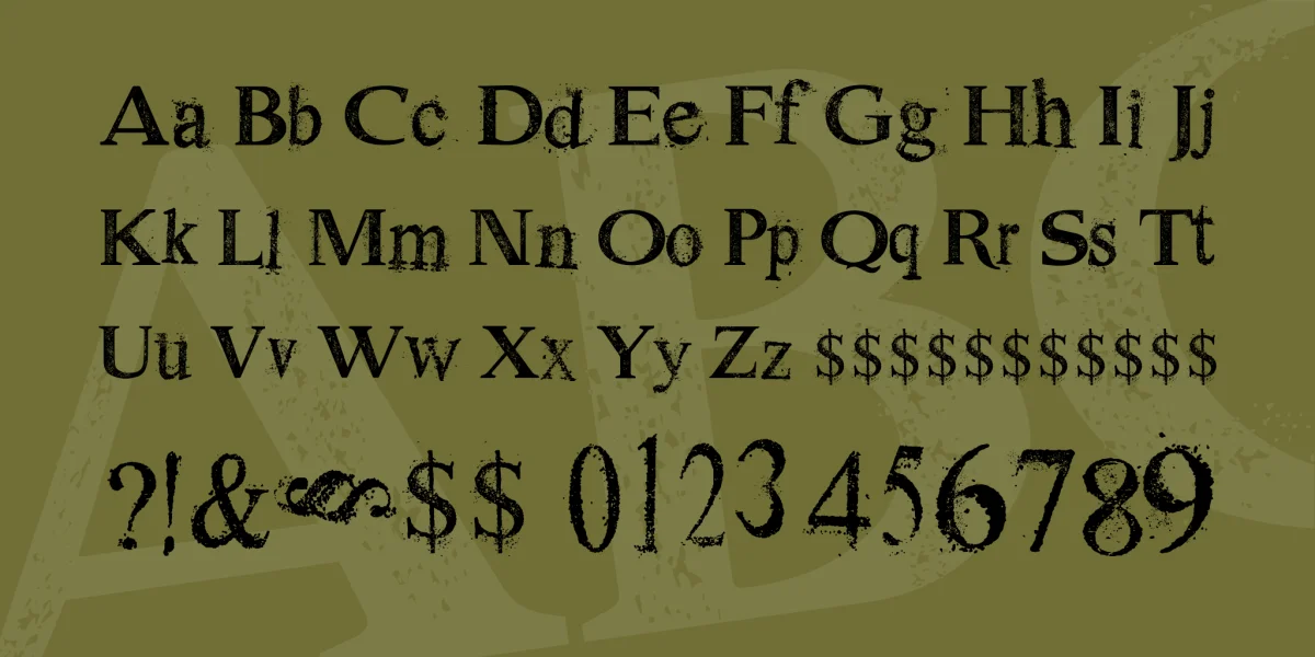 Dust Serif Font preview 3