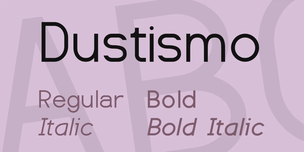 Dustismo Font Family