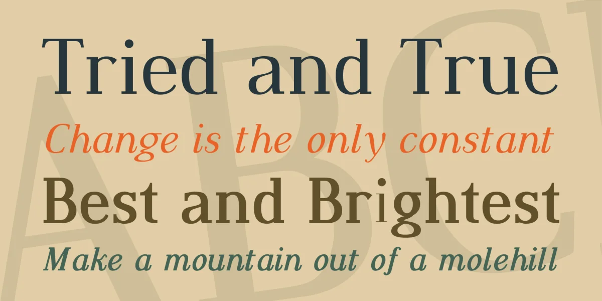 Dustismo Roman Font Family preview 2
