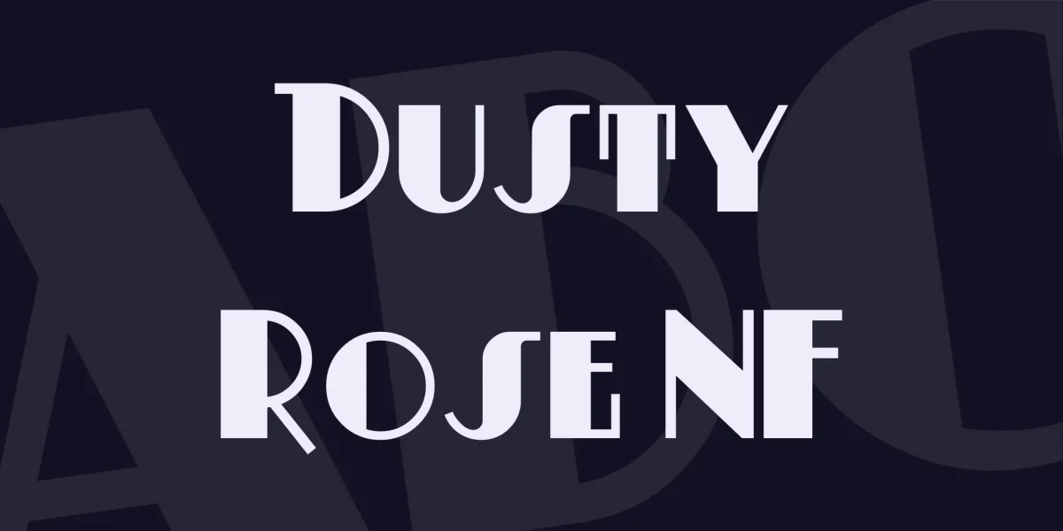 Dusty Rose NF Font