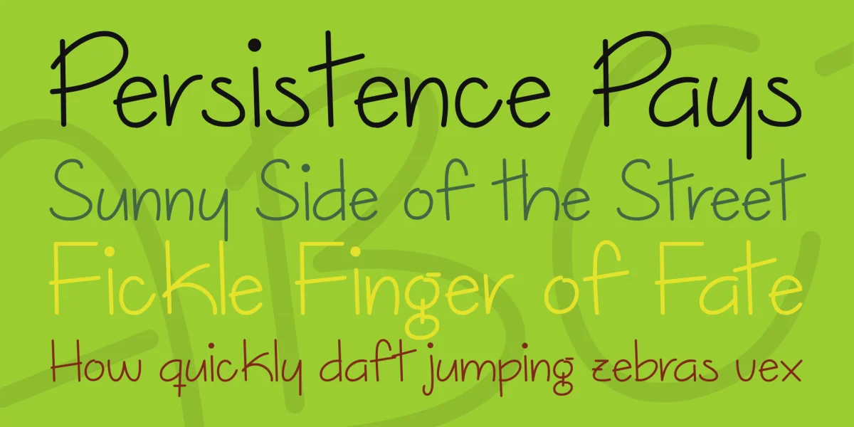 Dutch Tulips Font preview 3