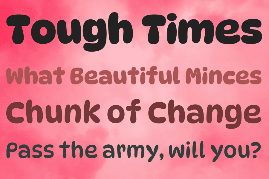 DynaPuff Font Family preview 2