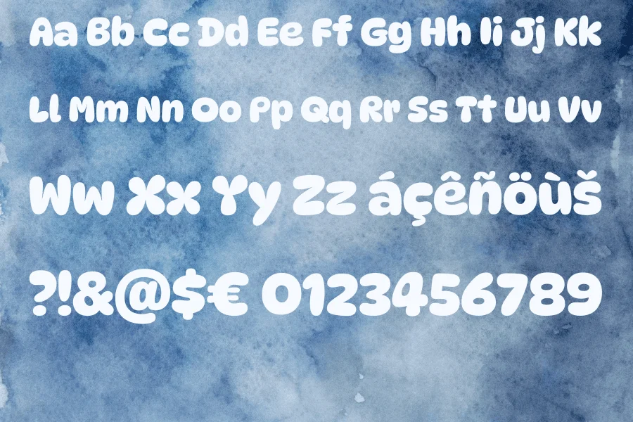 DynaPuff Font Family preview 4
