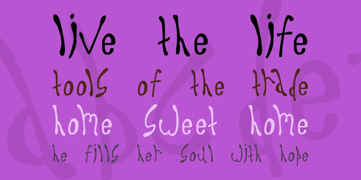 Dysprosium Font preview 2