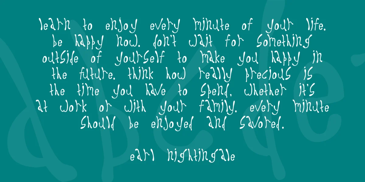 Dysprosium Font preview 3