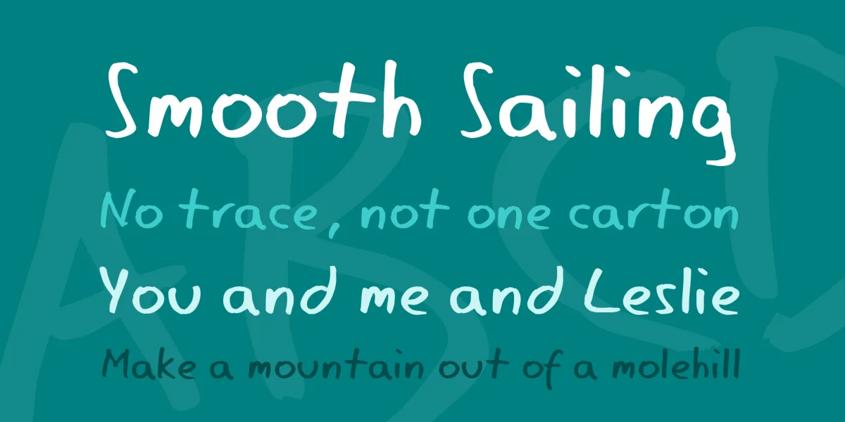 Eager Naturalist Font preview 2