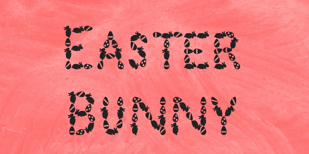 Easter Bunny Font