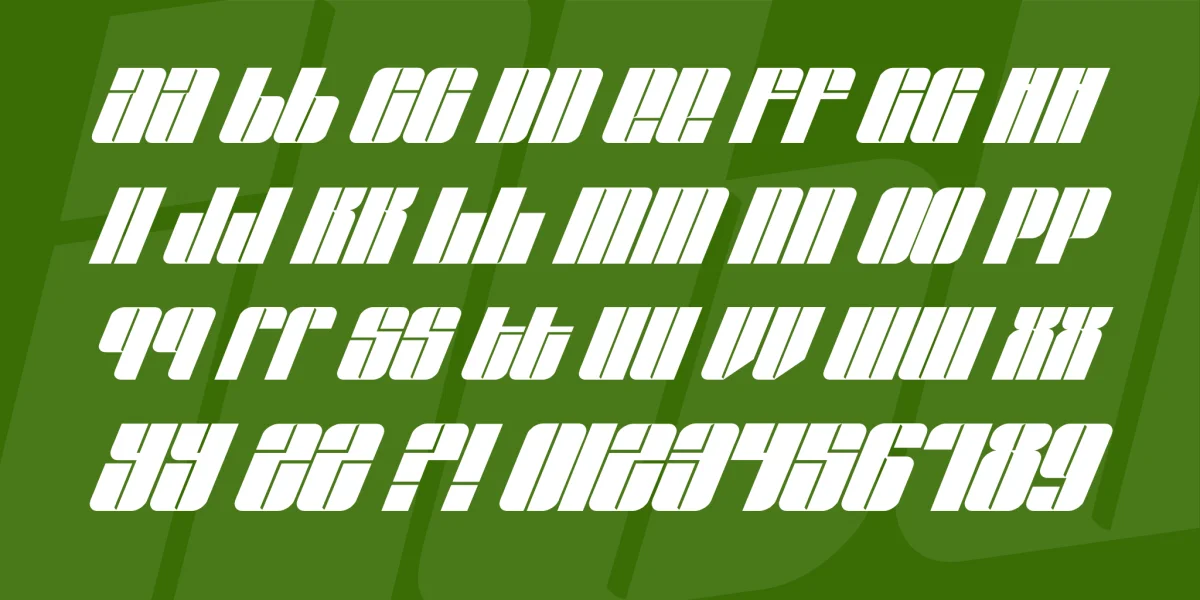EastLift Font preview 2