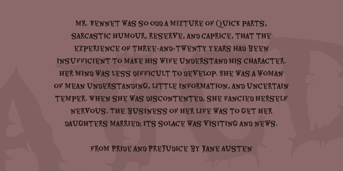 Eater Font preview 3