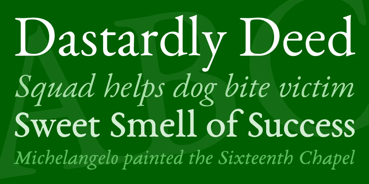 EB Garamond Font Family preview 2