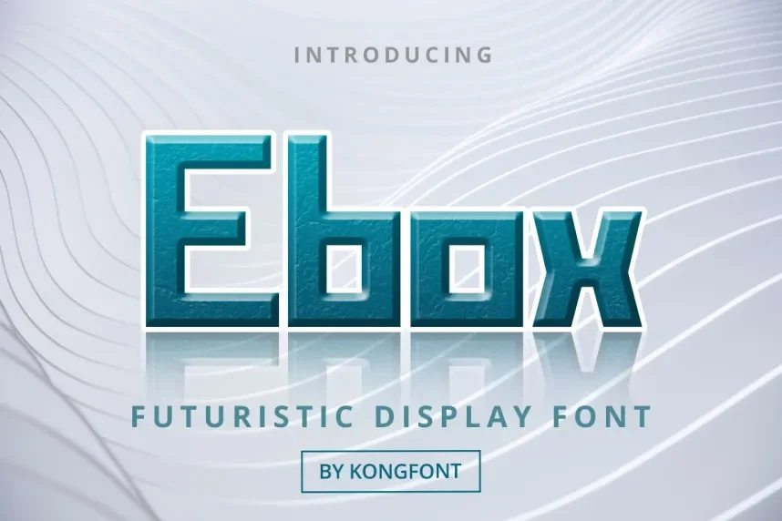 Ebox Font preview 2