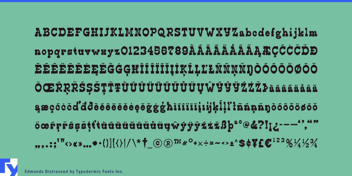 Edmunds Font Family preview 5