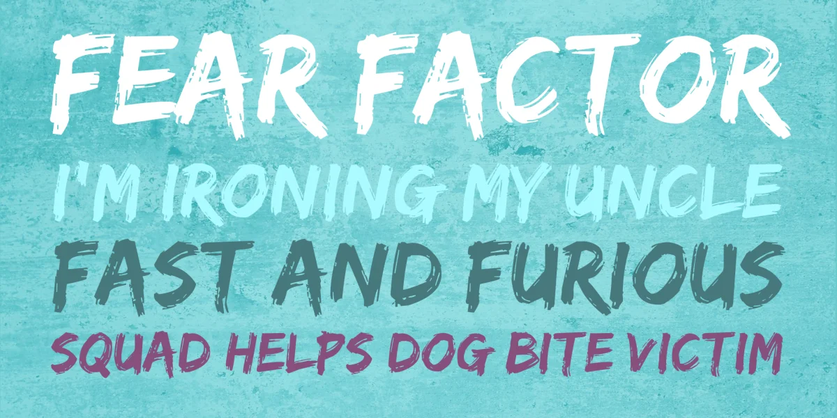 Edo Font preview 2