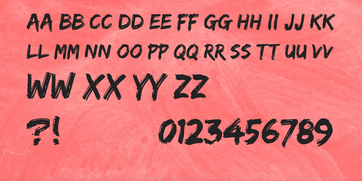Edo Font preview 4