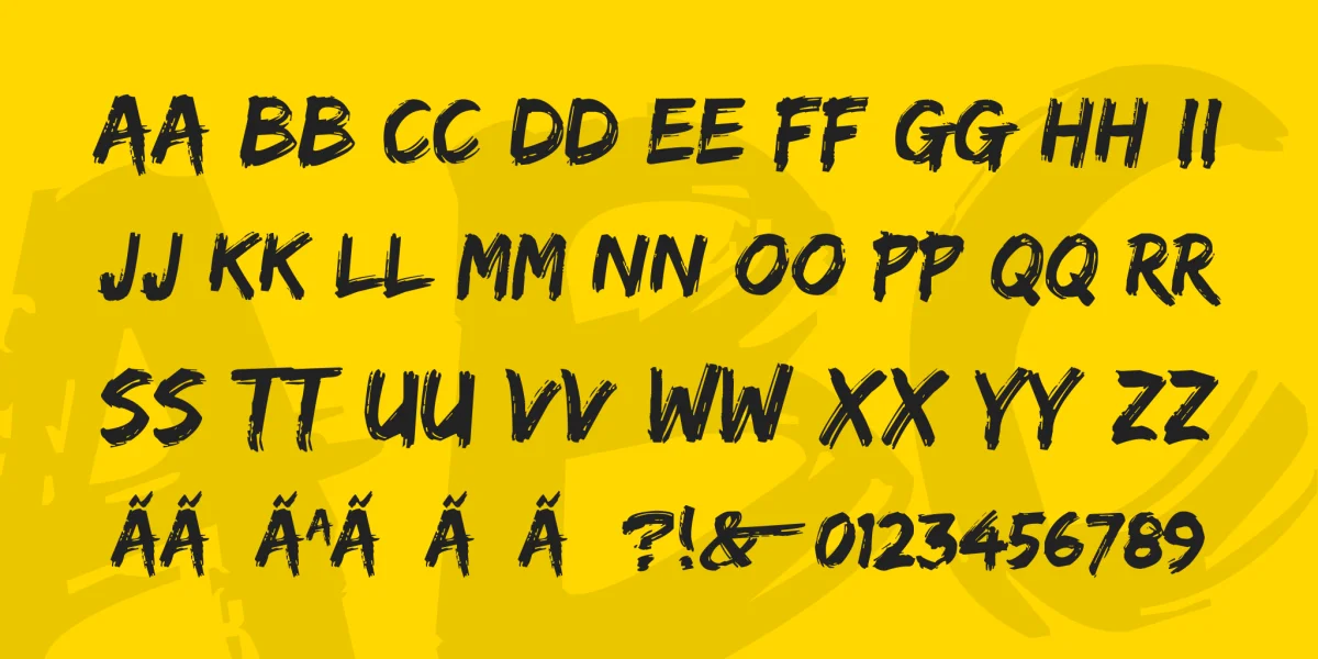Edo SZ Font preview 4