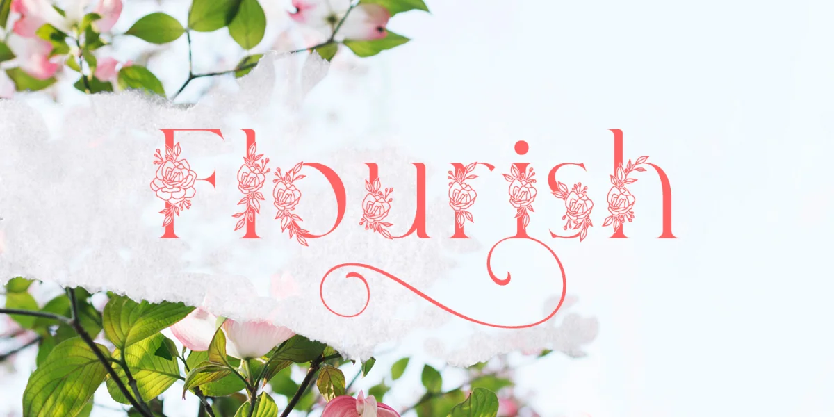 El Katana Alt Flo Medium DEMO Font preview 8