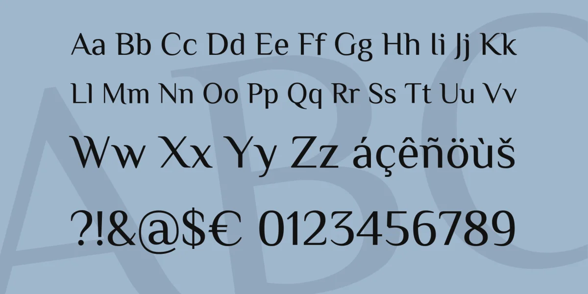 El Messiri Font Family preview 4