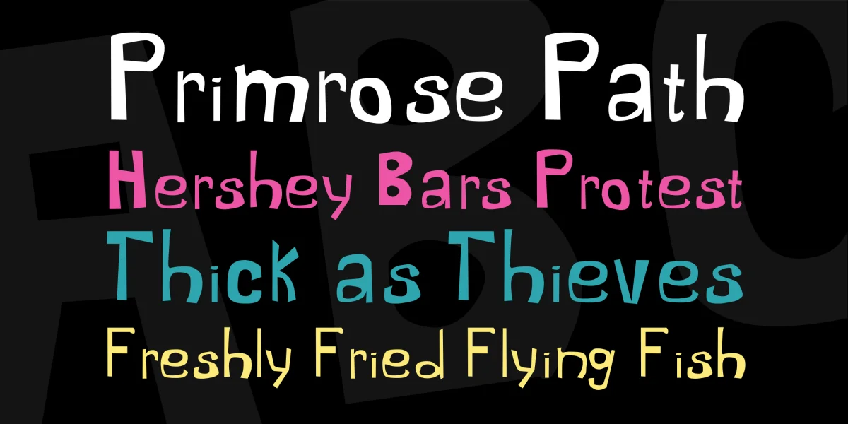 Electric Dysentery Font preview 2