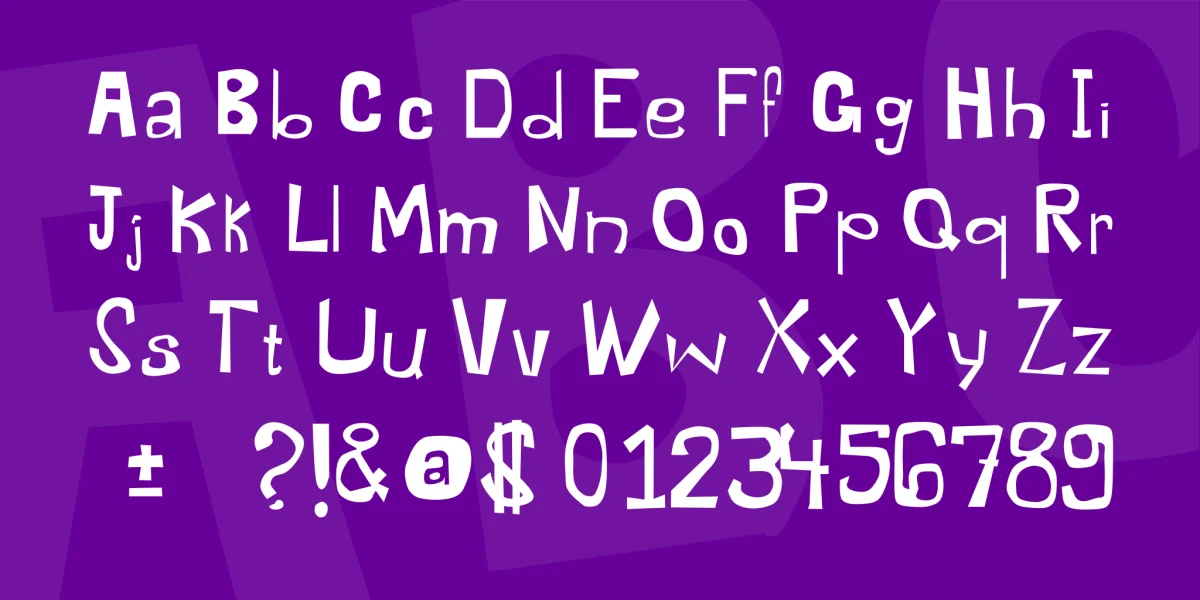 Electric Dysentery Font preview 4
