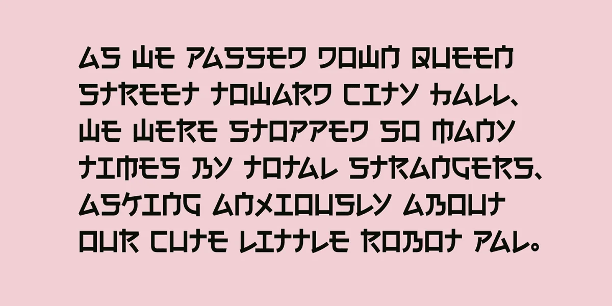 Electroharmonix Font preview 3