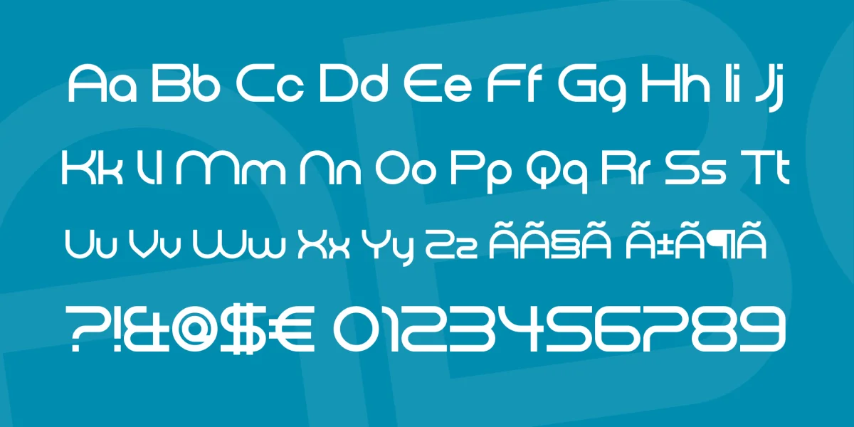 Electromagnetic Lungs Font preview 4