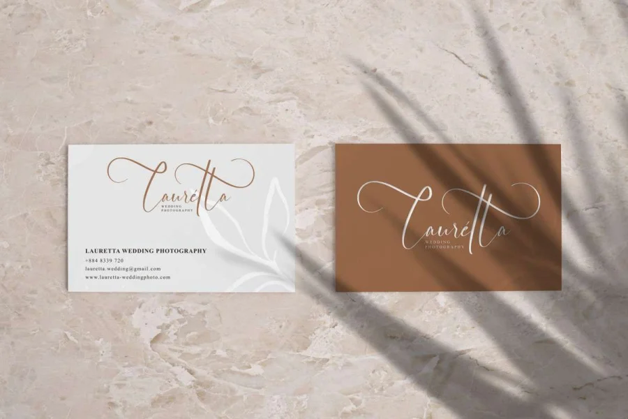 Elegant Wedding Demo Font preview 3