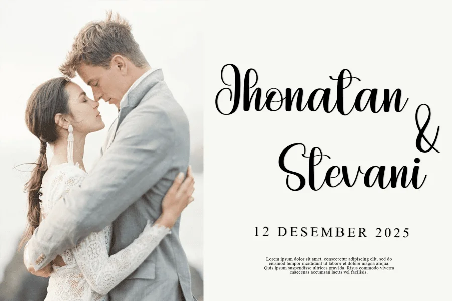 Elegant Wedding Font preview 2