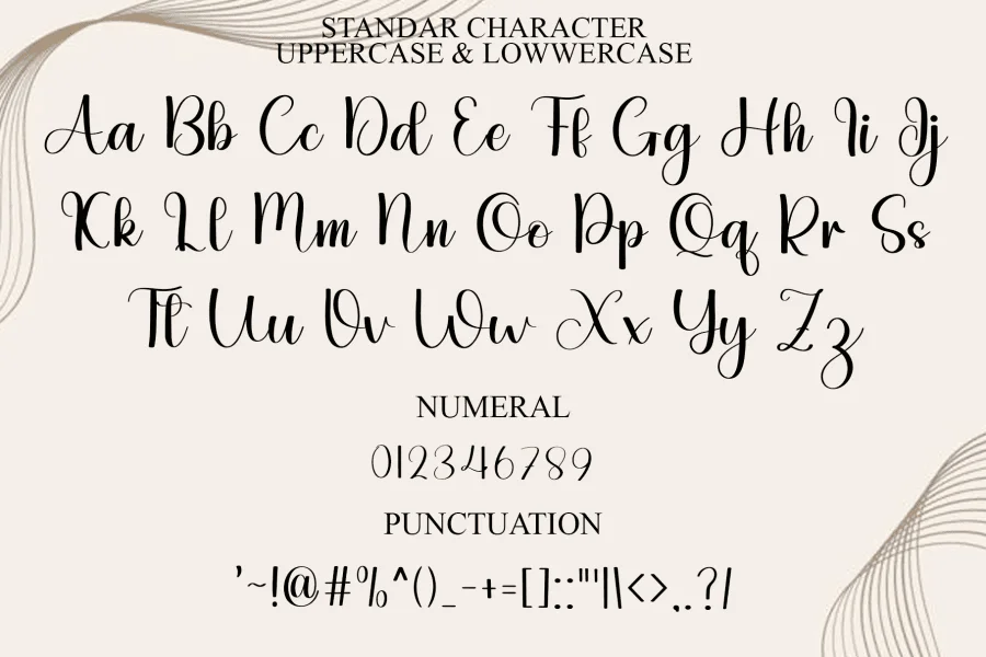Elegant Wedding Font preview 5