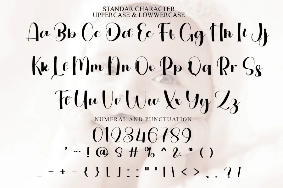Elegant Wonderful Font preview 6