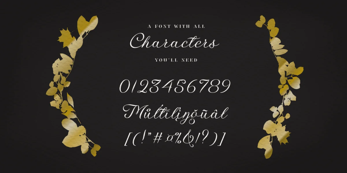 Eleganta Font preview 6