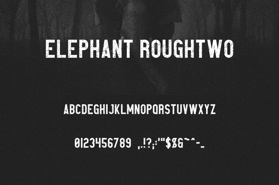 Elephant Font preview 10