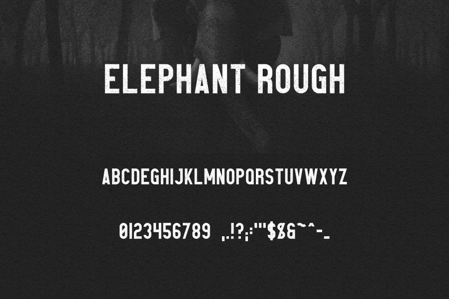 Elephant Font preview 9