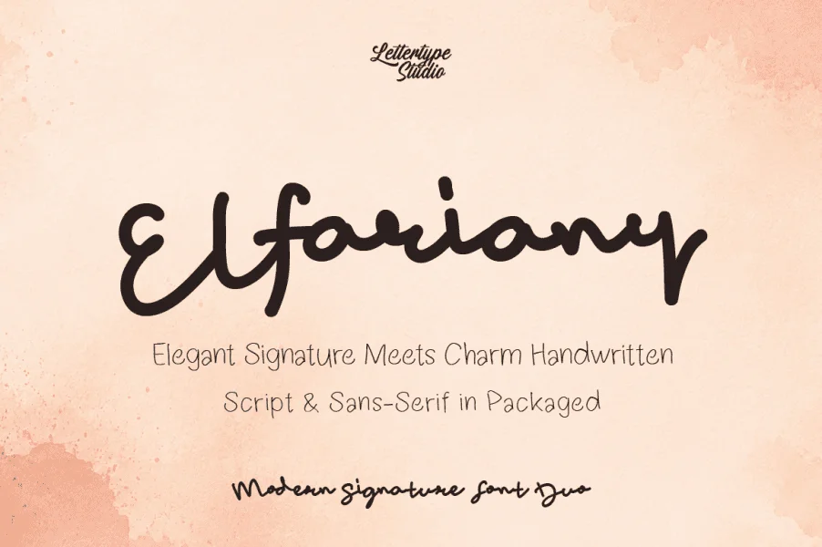 Elfariany Demo Font Family