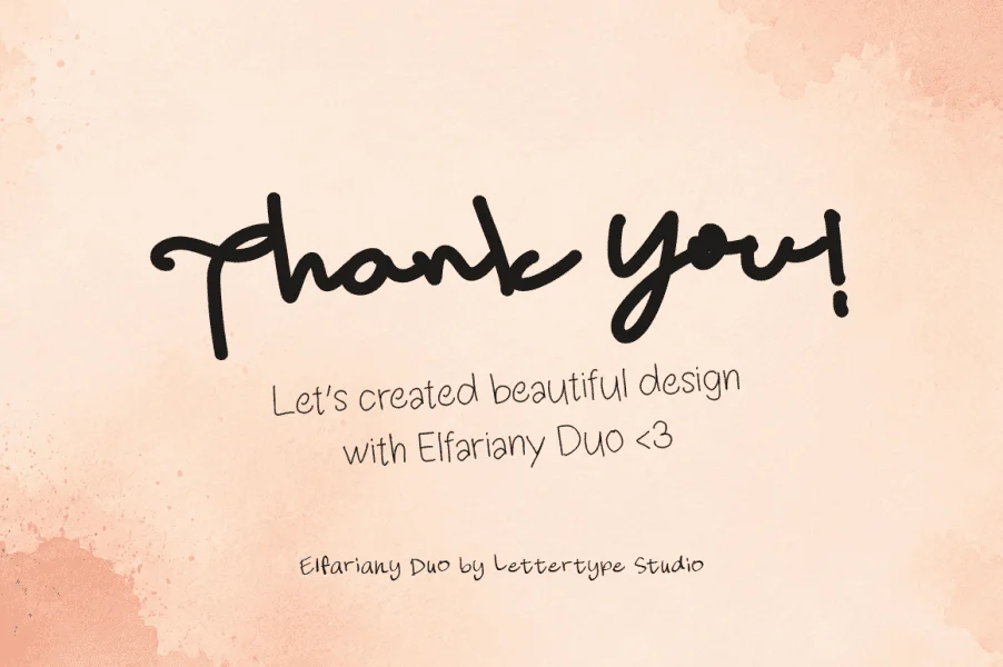 Elfariany Demo Font Family preview 14
